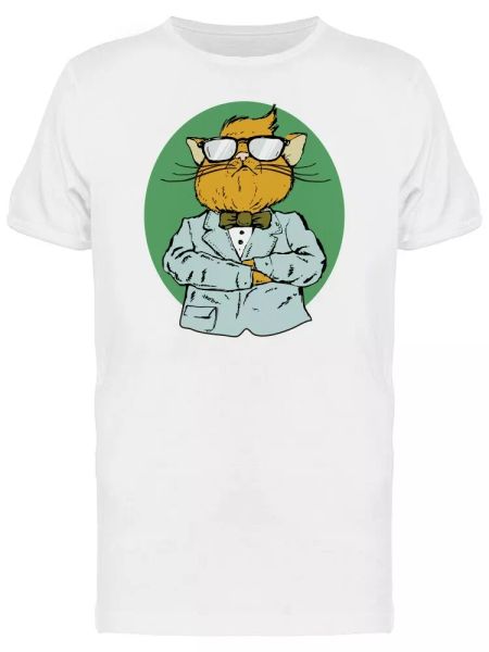 proud cat with hipster attire men's tee -image by shutterstock, White;black
proud cat with hipster attire men's tee -image by shutterstock, White;black