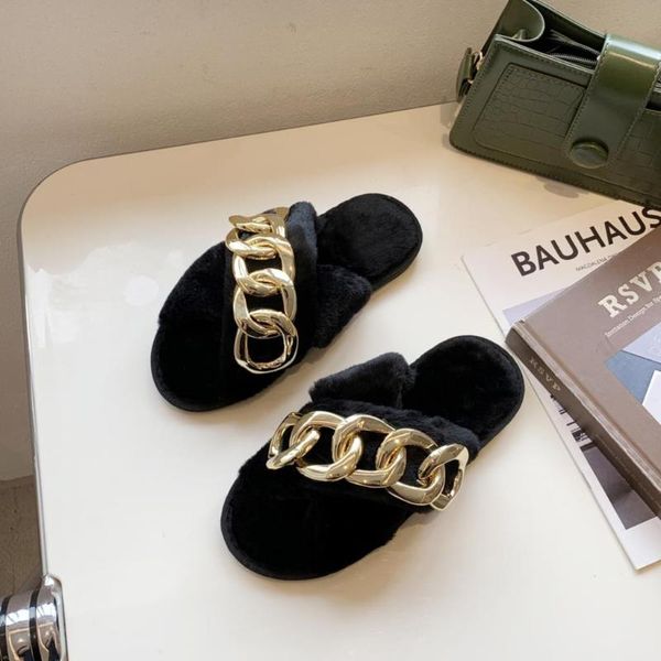 slippers women 2021 summer net red metal chain cross flat bottom wild outside wear non slip casual sandals, Black
slippers women 2021 summer net red metal chain cross flat bottom wild outside wear non slip casual sandals, Black