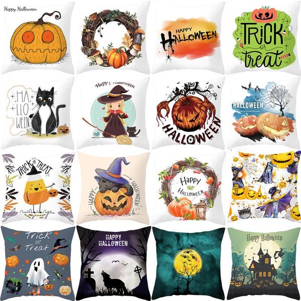 halloween decoration 45*45cm pillow cover pumpkin cat printing pillowcase for home party sashes
halloween decoration 45*45cm pillow cover pumpkin cat printing pillowcase for home party sashes