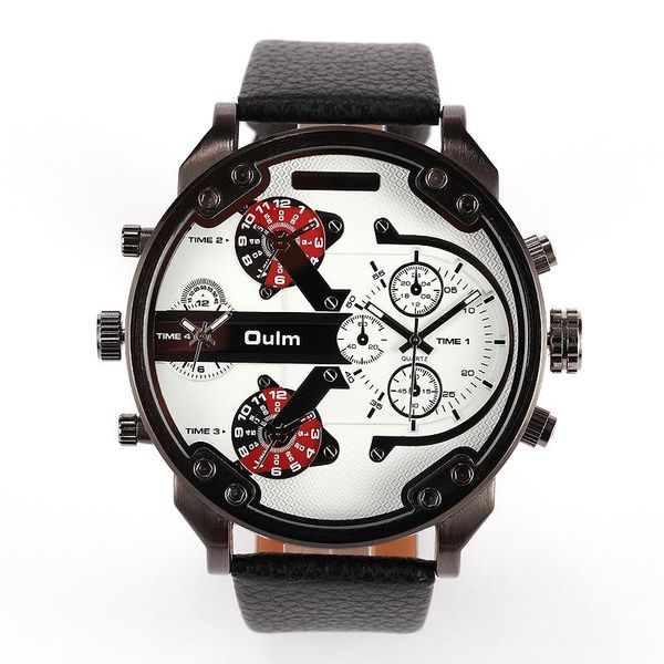 wristwatches oulm 3548 men dual movt big dial japan sport military watches relogio masculino stainless steel strap, Slivery;brown
wristwatches oulm 3548 men dual movt big dial japan sport military watches relogio masculino stainless steel strap, Slivery;brown