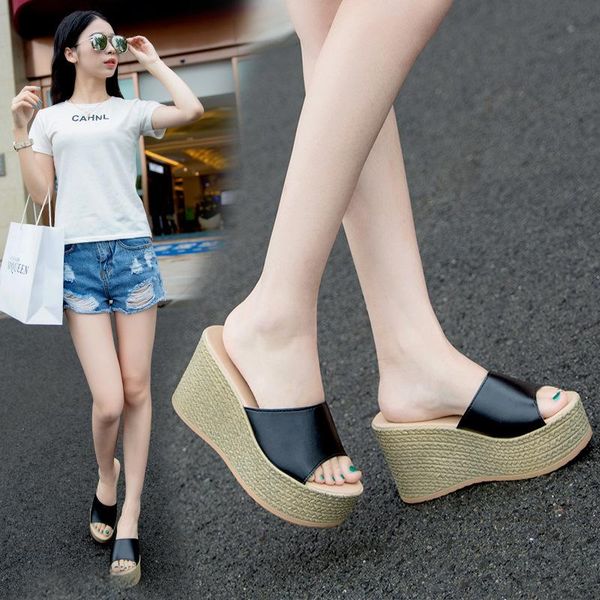 in 2021, korean wedge sports shoes, women's summer high heels, open skis, black and white slippers
in 2021, korean wedge sports shoes, women's summer high heels, open skis, black and white slippers