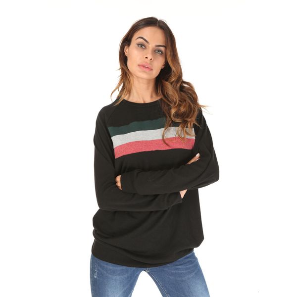 wholesale- autumn winter europe and america solid round neck long sleeve stitching contrast color large size sweater t-shirt, Black
wholesale- autumn winter europe and america solid round neck long sleeve stitching contrast color large size sweater t-shirt, Black