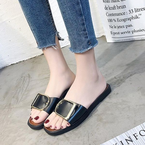women flats slippers ladies fashion casual sandals classics slides summer outside flat with shoes size smaller, Black
women flats slippers ladies fashion casual sandals classics slides summer outside flat with shoes size smaller, Black