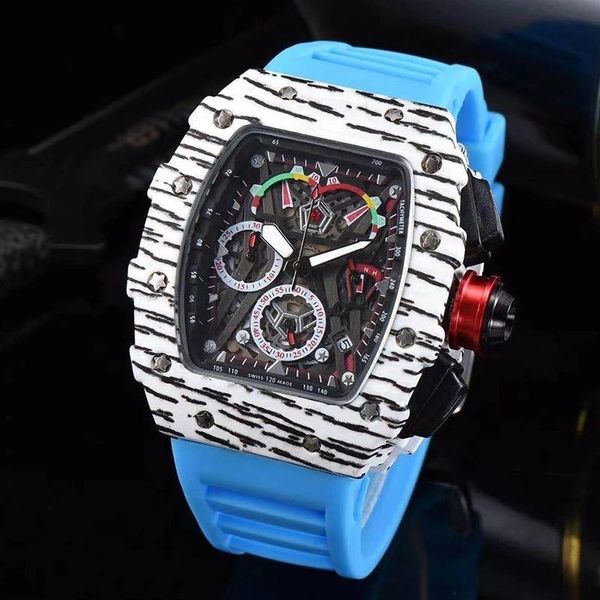 wristwatches 2021est richard men's watches 6-pin running seconds chronograph full-function calendar silicone strap wrist watch for man, Slivery;brown
wristwatches 2021est richard men's watches 6-pin running seconds chronograph full-function calendar silicone strap wrist watch for man, Slivery;brown
