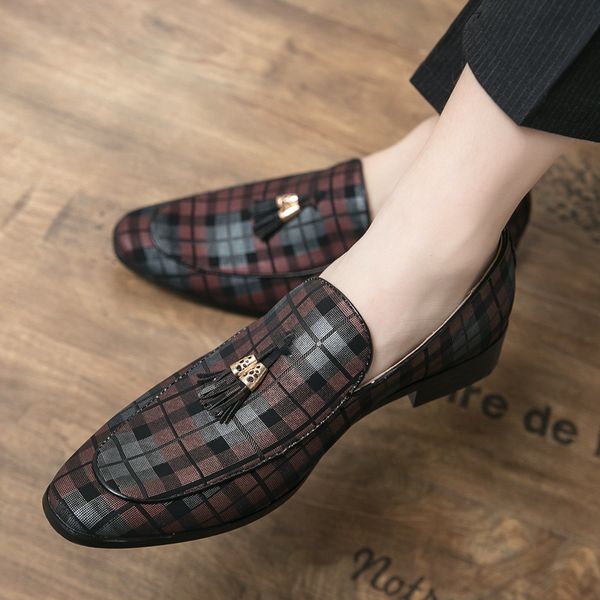 464748 size european station mens peas shoes british trend fashion tassel large size platform slip-on casual leather shoes mens driving, Black
464748 size european station mens peas shoes british trend fashion tassel large size platform slip-on casual leather shoes mens driving, Black
