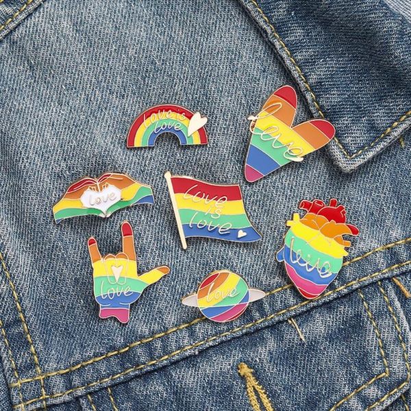 pins, brooches creative heart rainbow bridge love brooch badge collar anti-glare buckle for women jewelry, Gray
pins, brooches creative heart rainbow bridge love brooch badge collar anti-glare buckle for women jewelry, Gray