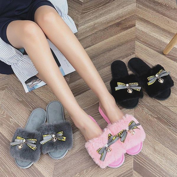 slippers women's fashion cotton fleece slippers, autumn and winter students pregnant women indoor bow tongs, Black
slippers women's fashion cotton fleece slippers, autumn and winter students pregnant women indoor bow tongs, Black