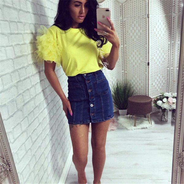 women's t-shirt women short sleeve mesh t shirts fashion pure color ladies summer casual patchwork shirt, White
women's t-shirt women short sleeve mesh t shirts fashion pure color ladies summer casual patchwork shirt, White