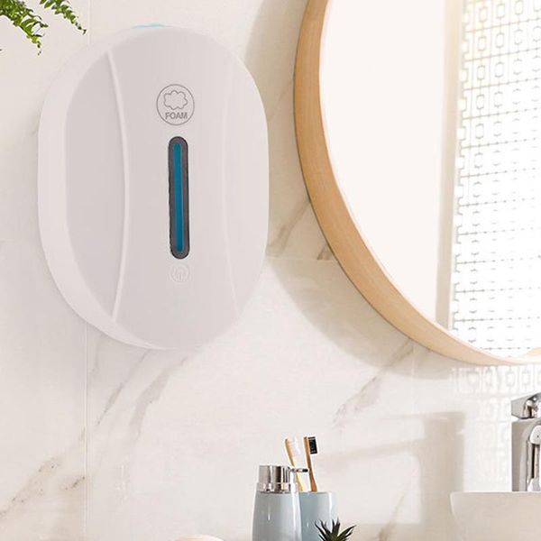 home el contact-induction type automatic soap dispenser 550ml wall-mounted hand sanitizer storage bathroom accessories liquid
home el contact-induction type automatic soap dispenser 550ml wall-mounted hand sanitizer storage bathroom accessories liquid
