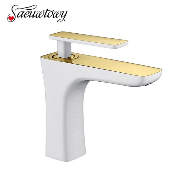 bathroom sink faucets saeuwtowy gold plus white basin faucet deck mounted single holder one hole & cold mixer tap
bathroom sink faucets saeuwtowy gold plus white basin faucet deck mounted single holder one hole & cold mixer tap