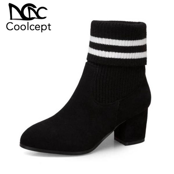 boots coolcept plus size 30-44 woman ankle brand classics daily office short female botas, Black
boots coolcept plus size 30-44 woman ankle brand classics daily office short female botas, Black