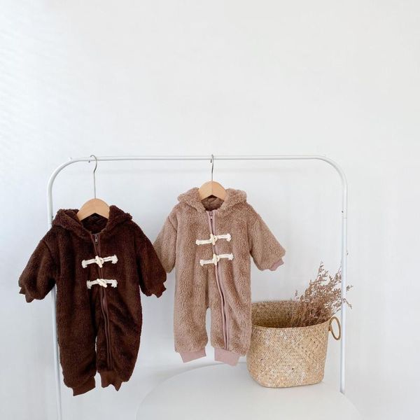 jumpsuits baby winter romper boys and girls long sleeves plus velvet thick hooded plush zipper wholesale clothing girl clothes, Blue
jumpsuits baby winter romper boys and girls long sleeves plus velvet thick hooded plush zipper wholesale clothing girl clothes, Blue