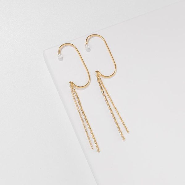 hoop & huggie jaeeyin 2021 fashion cubic zircon ear cuff crystal wrap crawler hook white pearl chain tassel arrivals gift for women, Golden;silver
hoop & huggie jaeeyin 2021 fashion cubic zircon ear cuff crystal wrap crawler hook white pearl chain tassel arrivals gift for women, Golden;silver