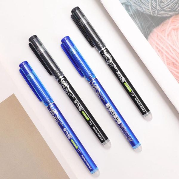 pcs 0.5mm blue black ink gel pen erasable washable handle school writing stationery pens
pcs 0.5mm blue black ink gel pen erasable washable handle school writing stationery pens