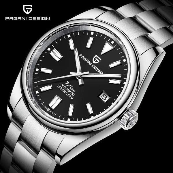 wristwatches 2021 pagani design men's 38mm stainless steel diving watch sapphire precision 200m waterproof mechanical clock montre homm, Slivery;brown
wristwatches 2021 pagani design men's 38mm stainless steel diving watch sapphire precision 200m waterproof mechanical clock montre homm, Slivery;brown