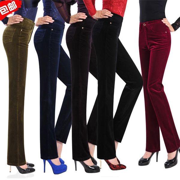 women's pants & capris autumn corduroy straight ladys high waist business casual candy color plus size trousers 27-38, Black;white
women's pants & capris autumn corduroy straight ladys high waist business casual candy color plus size trousers 27-38, Black;white
