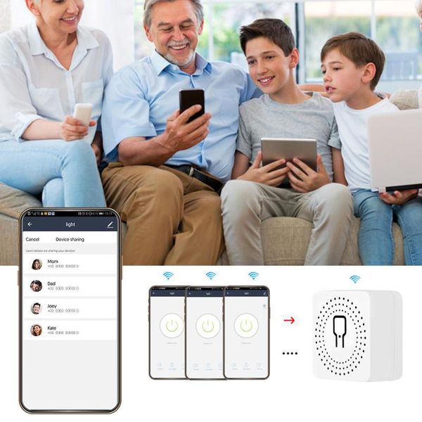 smart home control 16/10a mini wifi diy switch supports 2 way module work with alexa google life app
smart home control 16/10a mini wifi diy switch supports 2 way module work with alexa google life app