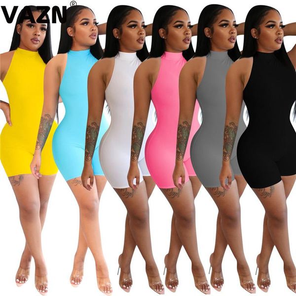 fashion 2021 summer lady 6 colors solid playsuit sleeveless skinny springy young streetwear women's jumpsuits & rompers, Black;white
fashion 2021 summer lady 6 colors solid playsuit sleeveless skinny springy young streetwear women's jumpsuits & rompers, Black;white