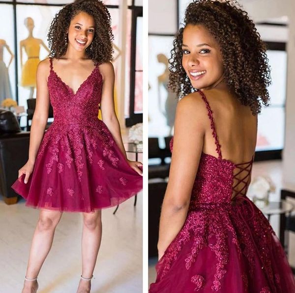 aso ebi short homecoming dresses spaghetti v neck applique lace up cocktail dress a line tulle graduation party gowns, Blue;pink
aso ebi short homecoming dresses spaghetti v neck applique lace up cocktail dress a line tulle graduation party gowns, Blue;pink