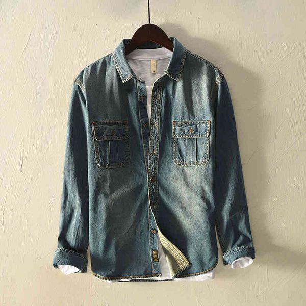 men's t-shirts classic denim vintage shirts men long sleeve autumn and winter mens cotton blue solid shirt male chemise 6obf, White;black
men's t-shirts classic denim vintage shirts men long sleeve autumn and winter mens cotton blue solid shirt male chemise 6obf, White;black
