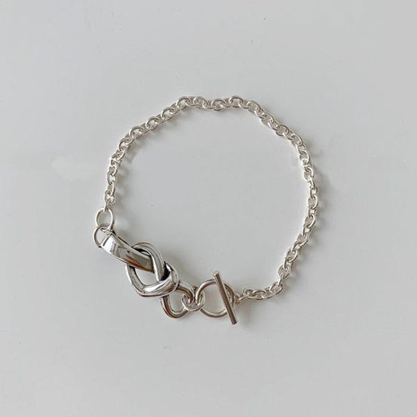 link, chain fashion korean silver color thick bracelet for women vintage punk bowknot circle tag thai trendy jewelry party gift, Black
link, chain fashion korean silver color thick bracelet for women vintage punk bowknot circle tag thai trendy jewelry party gift, Black