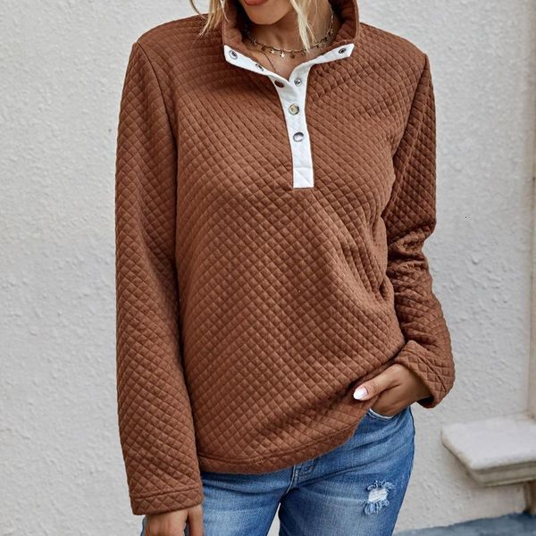 women hoodies autumn loose long sleeve turn down collar buttons pullover sweatshirt female waffle blouse _yw_rw, Black
women hoodies autumn loose long sleeve turn down collar buttons pullover sweatshirt female waffle blouse _yw_rw, Black