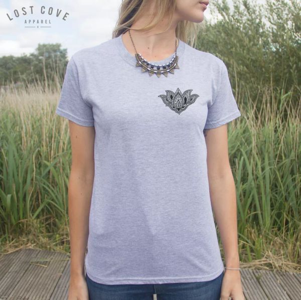 * boho lotus flower t-shirt bohemian summer festival grunge cute pocket *, White;black
* boho lotus flower t-shirt bohemian summer festival grunge cute pocket *, White;black