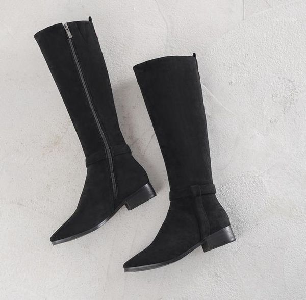 boots 2021 autumn and winter thick bottom elastic low heel high long tube female1, Black
boots 2021 autumn and winter thick bottom elastic low heel high long tube female1, Black