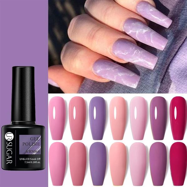 nail gel ur sugar 7.5ml polish simple purple serise manicure for nails semi permanent soak off uv led varnish equipment, Red;pink
nail gel ur sugar 7.5ml polish simple purple serise manicure for nails semi permanent soak off uv led varnish equipment, Red;pink