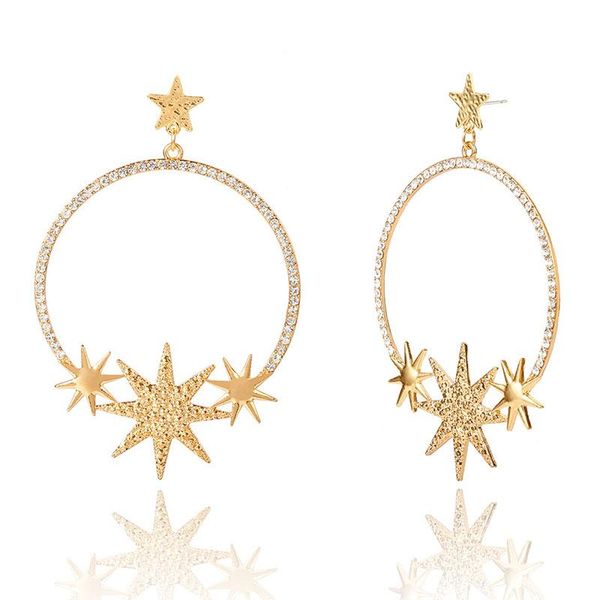 exaggeration circle large star earrings gold european simple design round drop for women geometric boho jewelry gift dangle & chandelier, Silver
exaggeration circle large star earrings gold european simple design round drop for women geometric boho jewelry gift dangle & chandelier, Silver