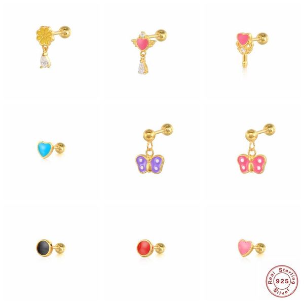 stud piercing pendientes plata 925 dripping oil cartilage mini earring s925 sterling silver colorful earrings for women, Golden;silver
stud piercing pendientes plata 925 dripping oil cartilage mini earring s925 sterling silver colorful earrings for women, Golden;silver