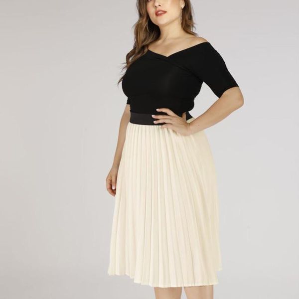 skirts spring and summer white skirt pleated casual breathable plus size 4xl for women, Black
skirts spring and summer white skirt pleated casual breathable plus size 4xl for women, Black