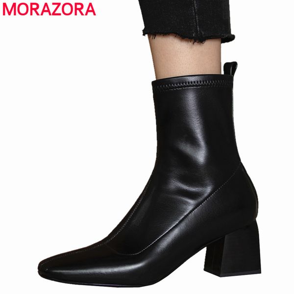 morazora arrive stretch ankle boots square zip high heels spring autumn boots pointed toe women boots female shoes 210506, Black
morazora arrive stretch ankle boots square zip high heels spring autumn boots pointed toe women boots female shoes 210506, Black