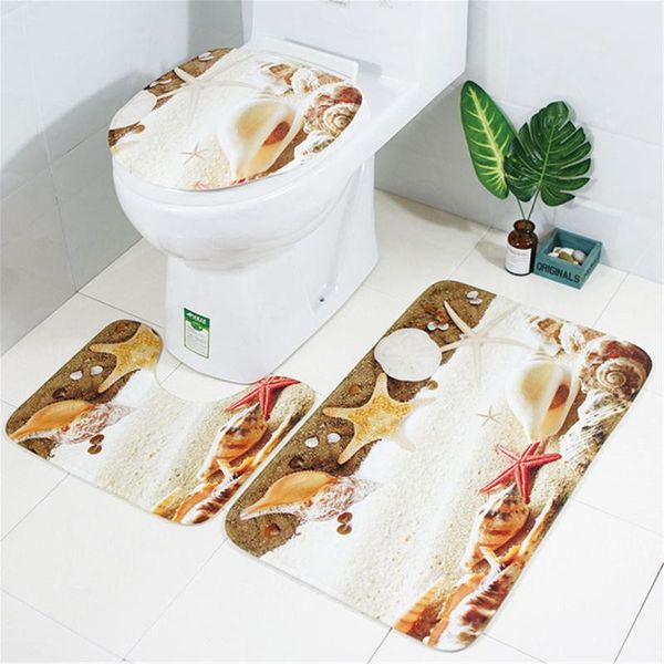 bath mats 3pcs/set bathroom non-slip pedestal rug lid toilet cover sea star pad floor mat carpet home decoration
bath mats 3pcs/set bathroom non-slip pedestal rug lid toilet cover sea star pad floor mat carpet home decoration