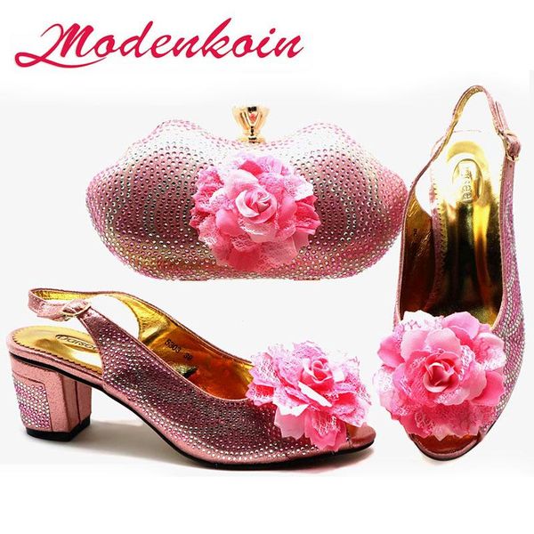 dress shoes modenkoin fashion style italian matching shoe and bag set pink color coming 3d applique african wedding sets, Black
dress shoes modenkoin fashion style italian matching shoe and bag set pink color coming 3d applique african wedding sets, Black