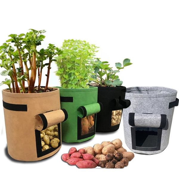 planters & pots plant bag potato grow container planter pe cloth planting vegetable gardening thicken pot 2021
planters & pots plant bag potato grow container planter pe cloth planting vegetable gardening thicken pot 2021