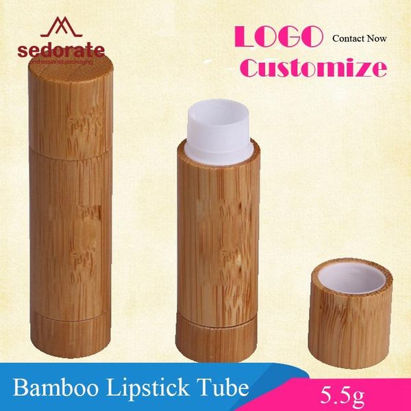 sedorate 50 pcs/lot 5.5g bamboo tube for lipstick logo customize lip makeup containers wholesale qx002 storage bottles & jars
sedorate 50 pcs/lot 5.5g bamboo tube for lipstick logo customize lip makeup containers wholesale qx002 storage bottles & jars