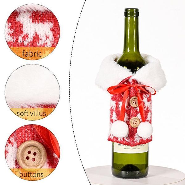 christmas decorations wine bottle covers 3d santa/snowman/elk plush er xmas festival winebag party supplies
christmas decorations wine bottle covers 3d santa/snowman/elk plush er xmas festival winebag party supplies