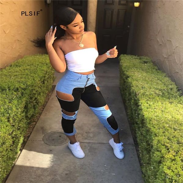women's pants & capris hollow out design lady pencil fashion patchwork 2021 style trousers club female, Black;white
women's pants & capris hollow out design lady pencil fashion patchwork 2021 style trousers club female, Black;white