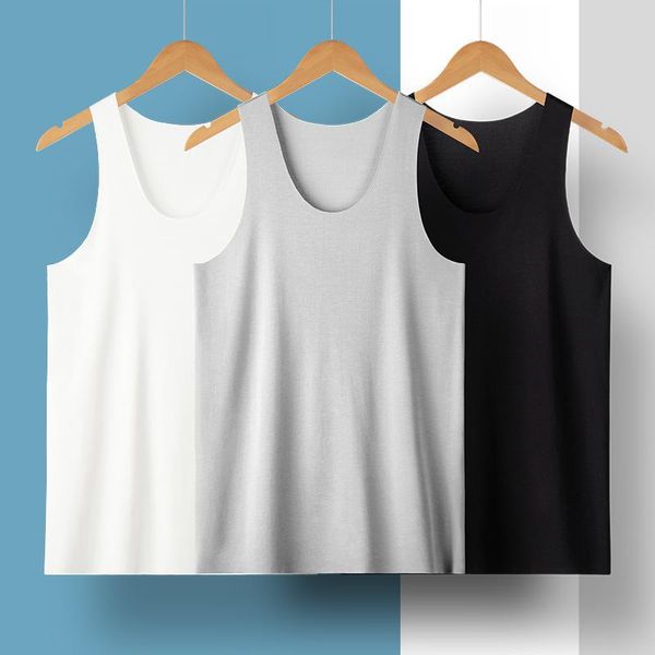 undershirts modal soft mens underwear sleeveless tank solid color muscle vest seamless gym fitness t-shirt men's singlets, Black;brown
undershirts modal soft mens underwear sleeveless tank solid color muscle vest seamless gym fitness t-shirt men's singlets, Black;brown