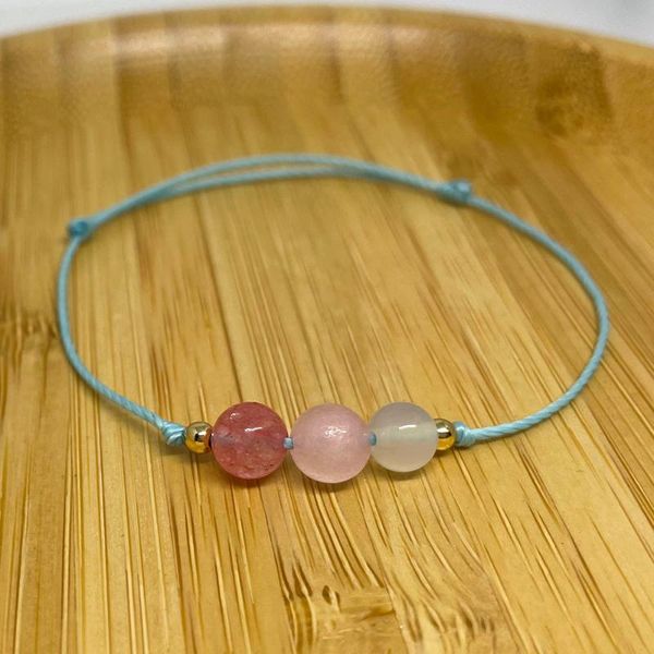charm bracelets rose quartz beads women handmade 6mm pink natural stones jewelry girl wax cord thread accessoories gifts female, Golden;silver
charm bracelets rose quartz beads women handmade 6mm pink natural stones jewelry girl wax cord thread accessoories gifts female, Golden;silver