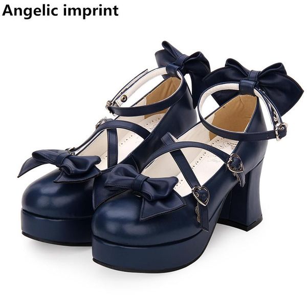 dress shoes angelic imprint woman mori girl lolita cosplay lady high heels pumps women princess party 33-47 8cm bowtie, Black
dress shoes angelic imprint woman mori girl lolita cosplay lady high heels pumps women princess party 33-47 8cm bowtie, Black