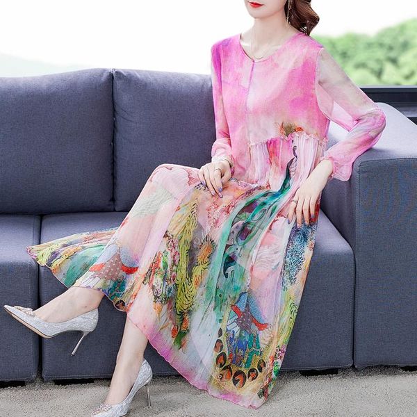 casual dresses 2021 pink floral mulberry silk beach midi spring summer loose 4xl plus size dress women elegant bodycon party vestidos, Black;gray
casual dresses 2021 pink floral mulberry silk beach midi spring summer loose 4xl plus size dress women elegant bodycon party vestidos, Black;gray