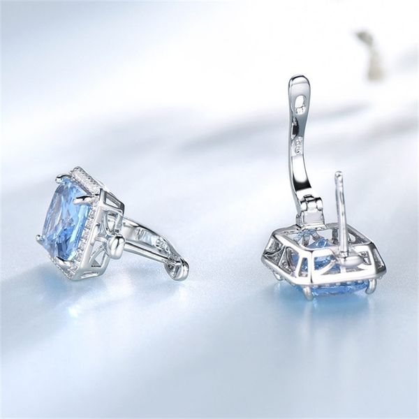 umcho luxury rectangle created sky blue z clip earrings solid 925 sterling silver gemstone earrings for women fine jewelry-a, Golden;silver
umcho luxury rectangle created sky blue z clip earrings solid 925 sterling silver gemstone earrings for women fine jewelry-a, Golden;silver