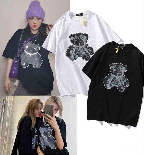 2021 we11done t-shirt men women 1:1 teddy bear reflective necklace print loose oversized short sleeves g1207, White;black
2021 we11done t-shirt men women 1:1 teddy bear reflective necklace print loose oversized short sleeves g1207, White;black