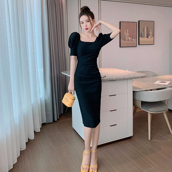 casual dresses s-2xl plus size french styles elegant for women summer backless corset black white dress ladies slim wrap woman, Black;gray
casual dresses s-2xl plus size french styles elegant for women summer backless corset black white dress ladies slim wrap woman, Black;gray