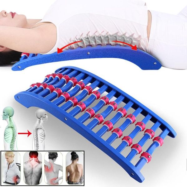 back stretcher lumbar support device with magnetic rolling wheels fitness equipment massage spine correction kyphosis soothing waist, Black;gray
back stretcher lumbar support device with magnetic rolling wheels fitness equipment massage spine correction kyphosis soothing waist, Black;gray