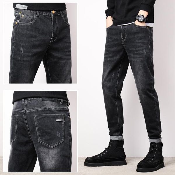 men's jeans 2021 mens straight loose trousers spring autumn korean version fashion casual plus size long demim pants for men, Blue
men's jeans 2021 mens straight loose trousers spring autumn korean version fashion casual plus size long demim pants for men, Blue