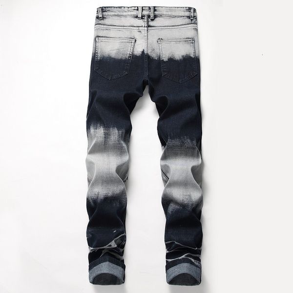 men's jeans qanbo spring new streetwear men clothes fashion ripped hole patcwork trend elastic cotton casual denim pants big size, Blue
men's jeans qanbo spring new streetwear men clothes fashion ripped hole patcwork trend elastic cotton casual denim pants big size, Blue