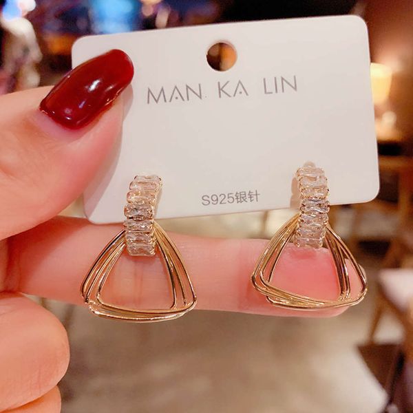 korean temperament micro inlaid zircon triangle 2020 new fashion net red personality versatile earrings for women, Black
korean temperament micro inlaid zircon triangle 2020 new fashion net red personality versatile earrings for women, Black